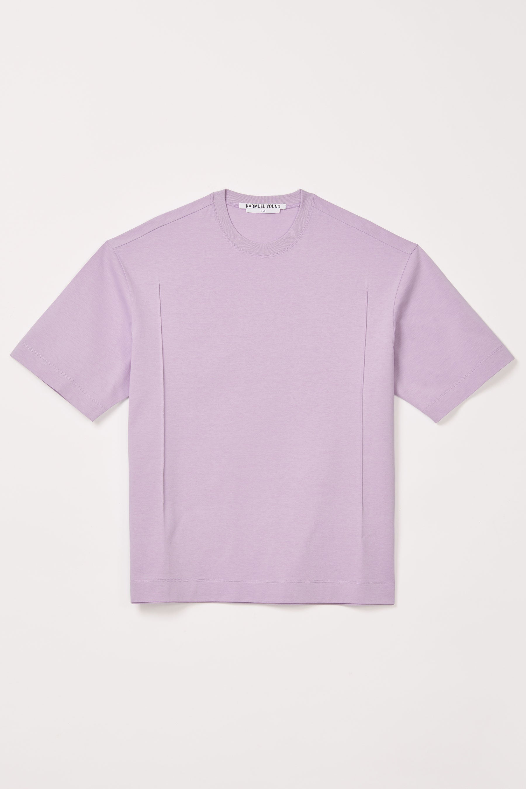Purple Cotton Cuboid T-Shirt