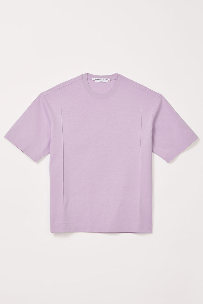Purple Cotton Cuboid T-Shirt