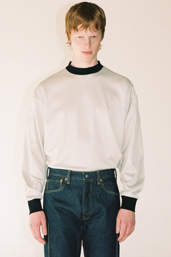 Grey Strong Arm Padded Sweatshirt