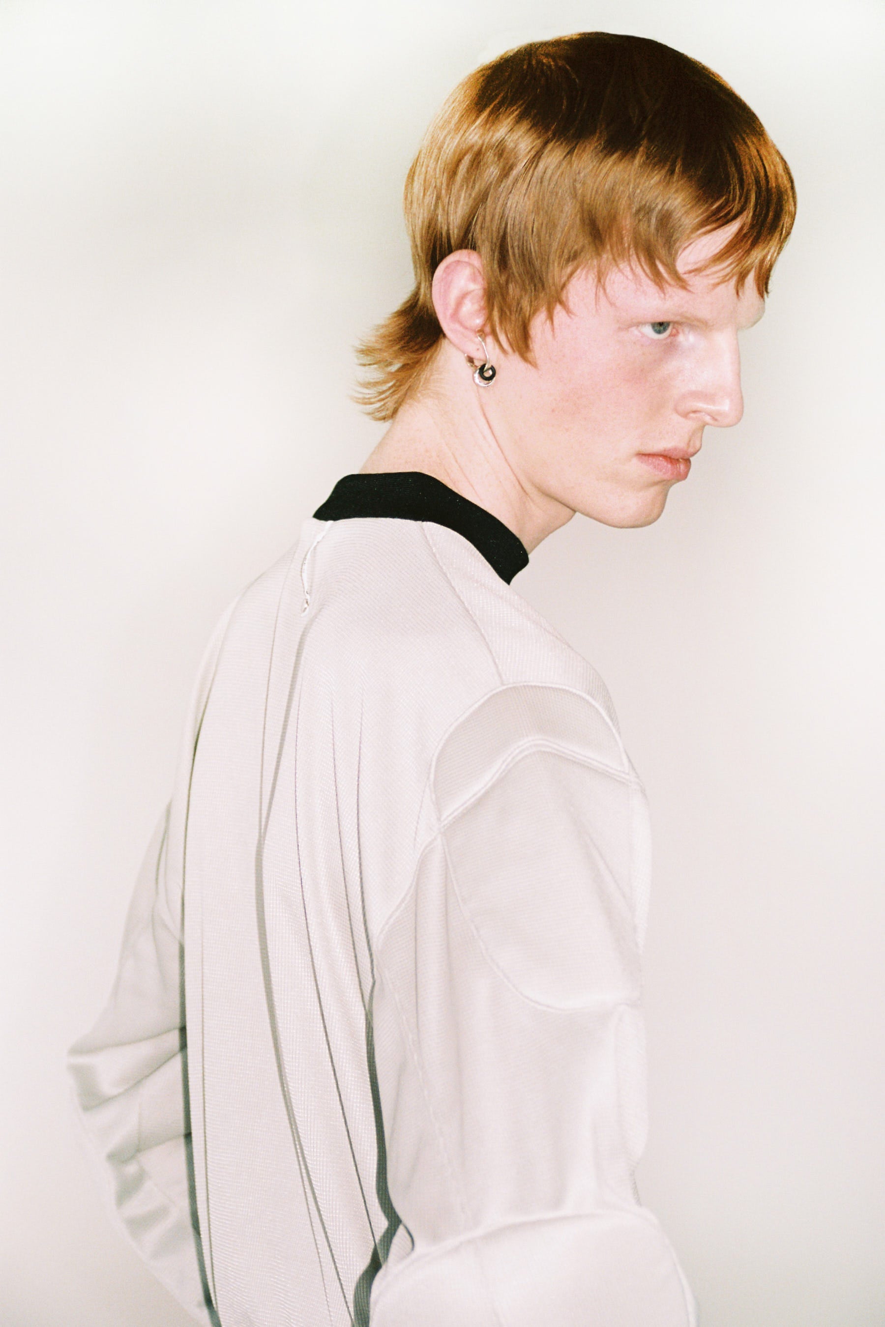 Grey Strong Arm Padded Sweatshirt