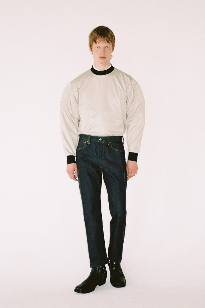 Grey Strong Arm Padded Sweatshirt