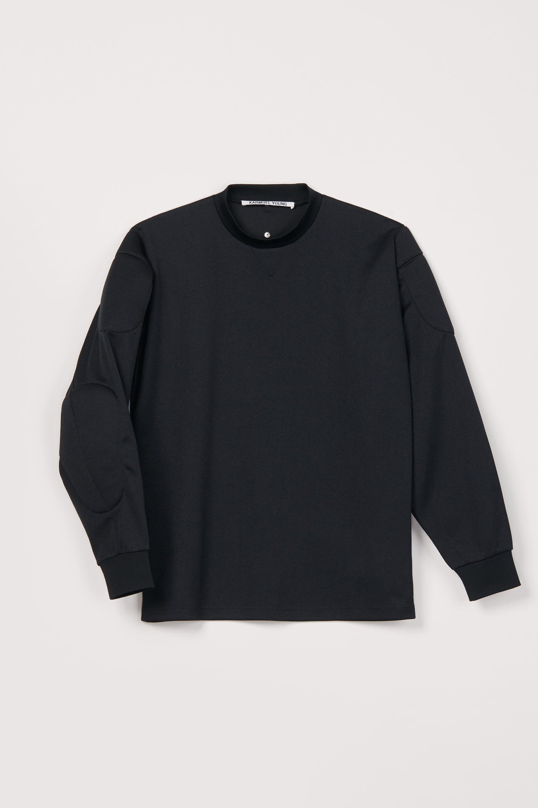 Black Strong Arm Padded Sweatshirt