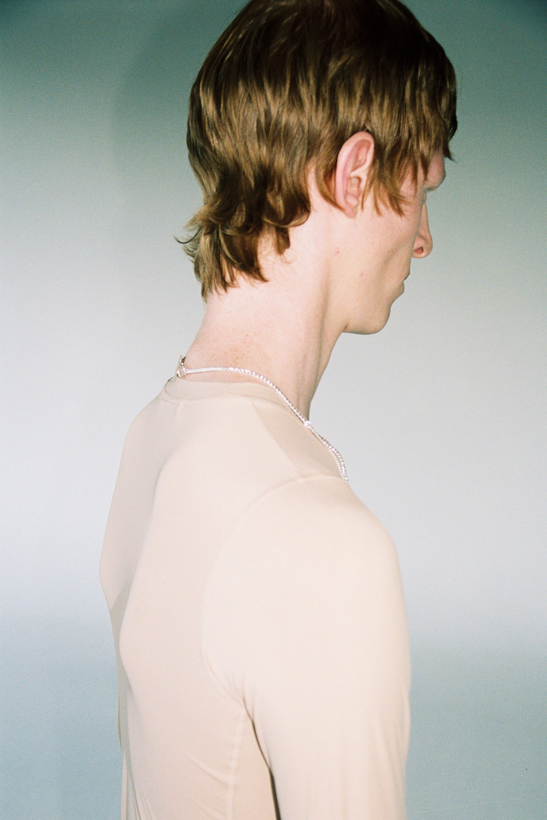 Beige Second Skin Long Sleeved Body Tight
