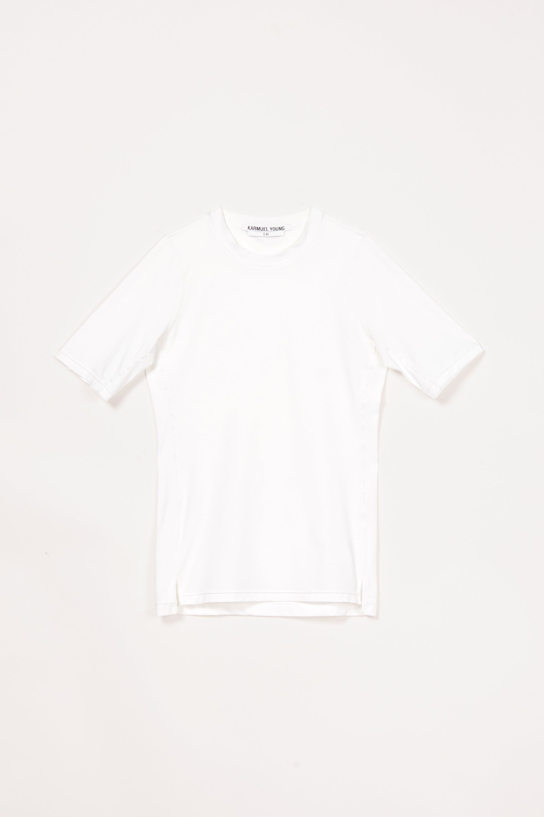 White Second Skin Short Sleeve Body Tight