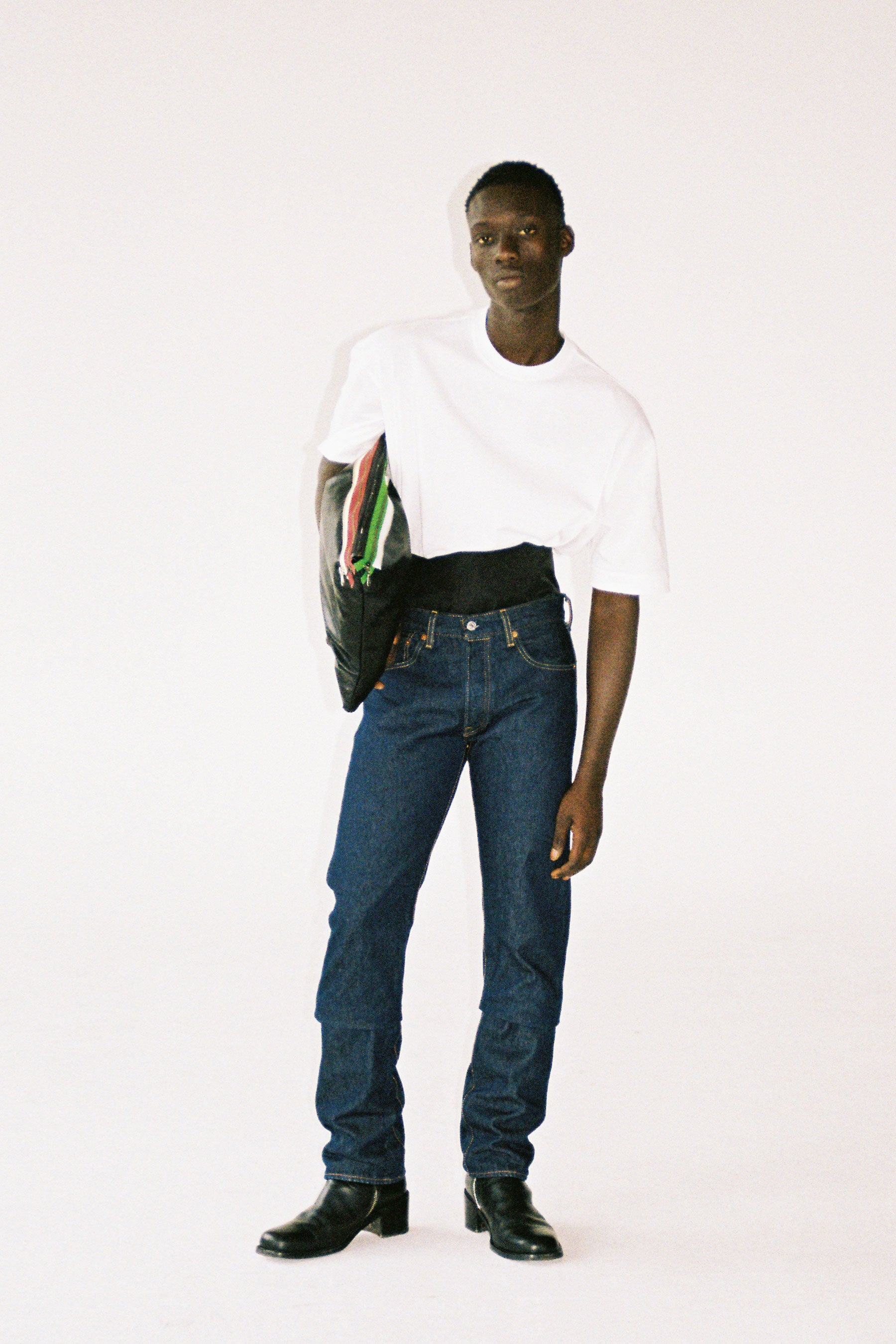 Black Nylon Cone Waist Belt