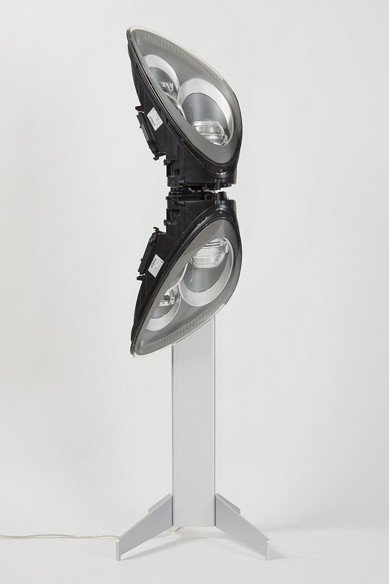 Car Headlight Floor Lamp