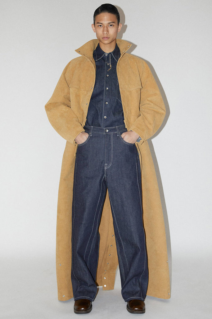 Beige  INNOVERA™ Suede 4-in-1 Jumpsuit