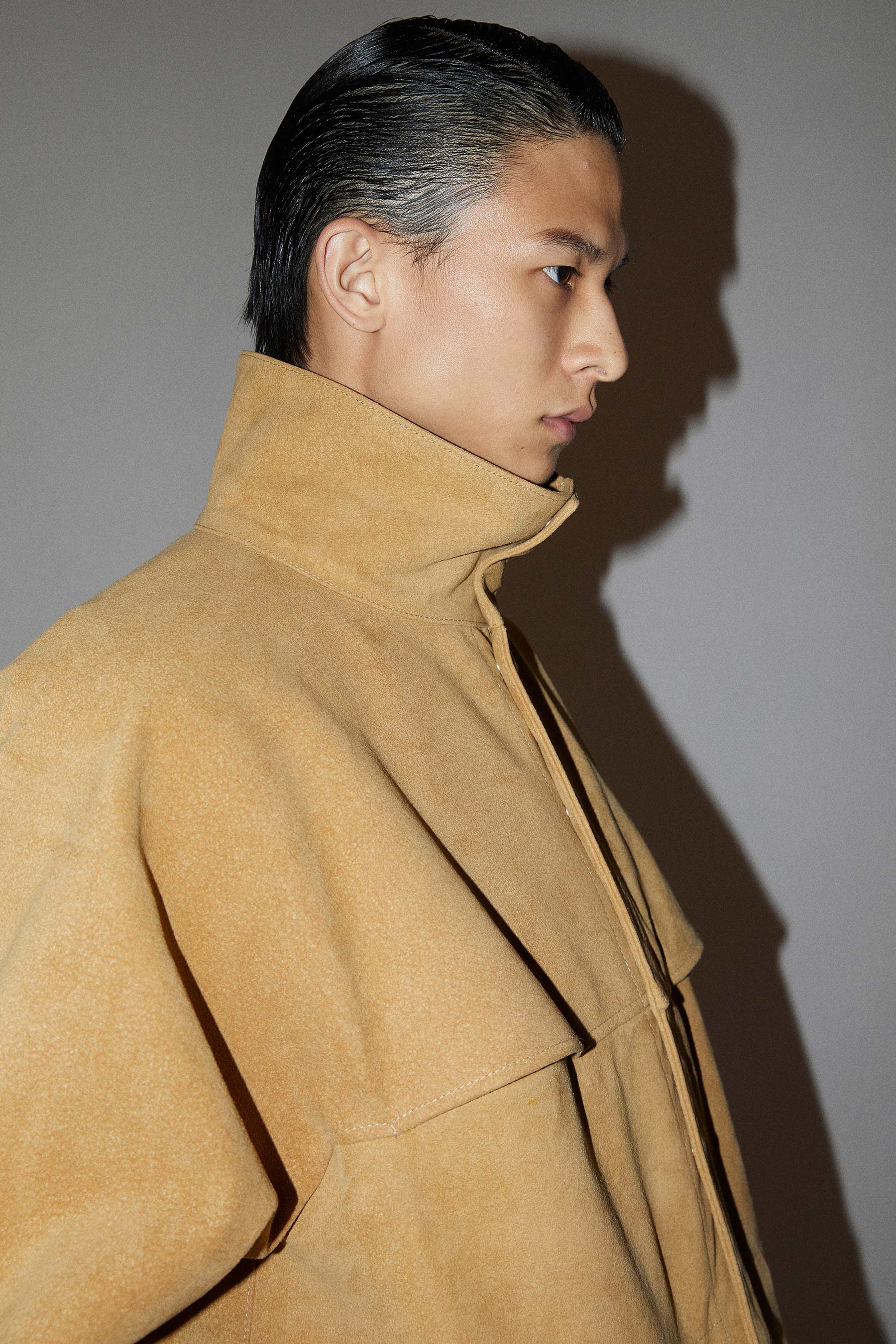 Beige  INNOVERA™ Suede 4-in-1 Jumpsuit