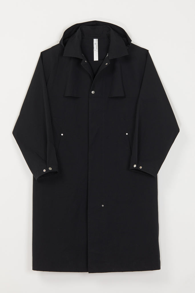 Black Rectangle Oversized Coat