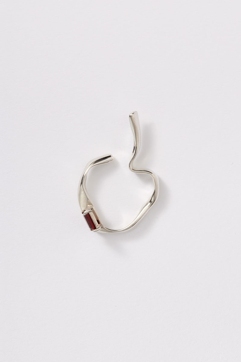 Red Garnet Ear Cuff