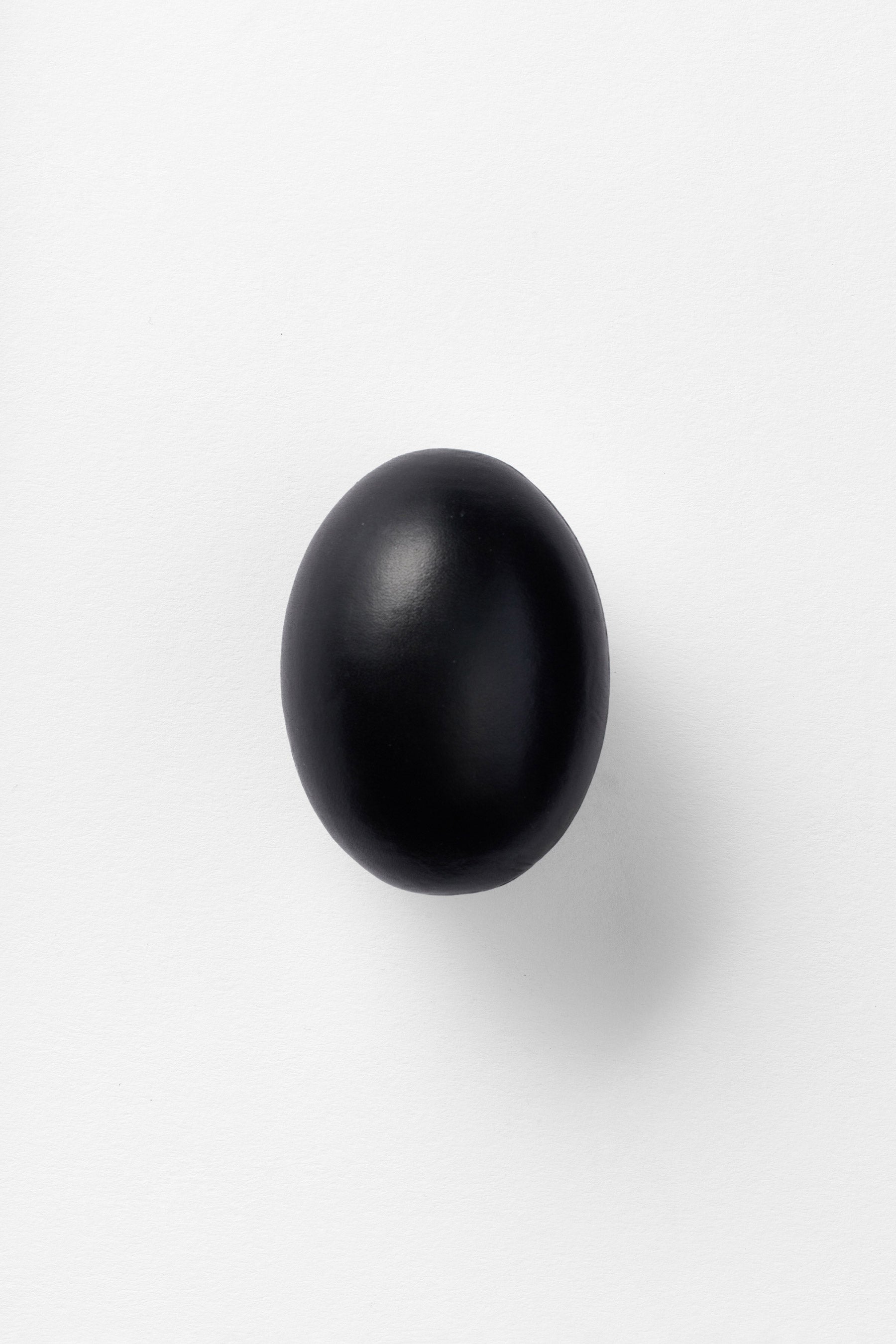 Black Lamb Nappa Leather Egg