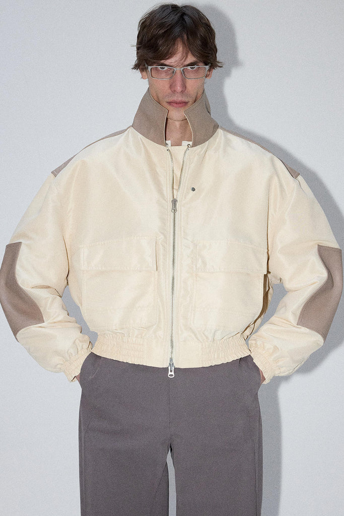 Beige Bulk Oversized Jacket