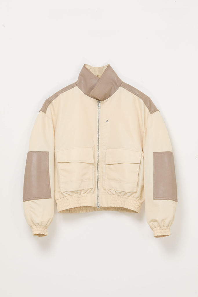 Beige Bulk Oversized Jacket