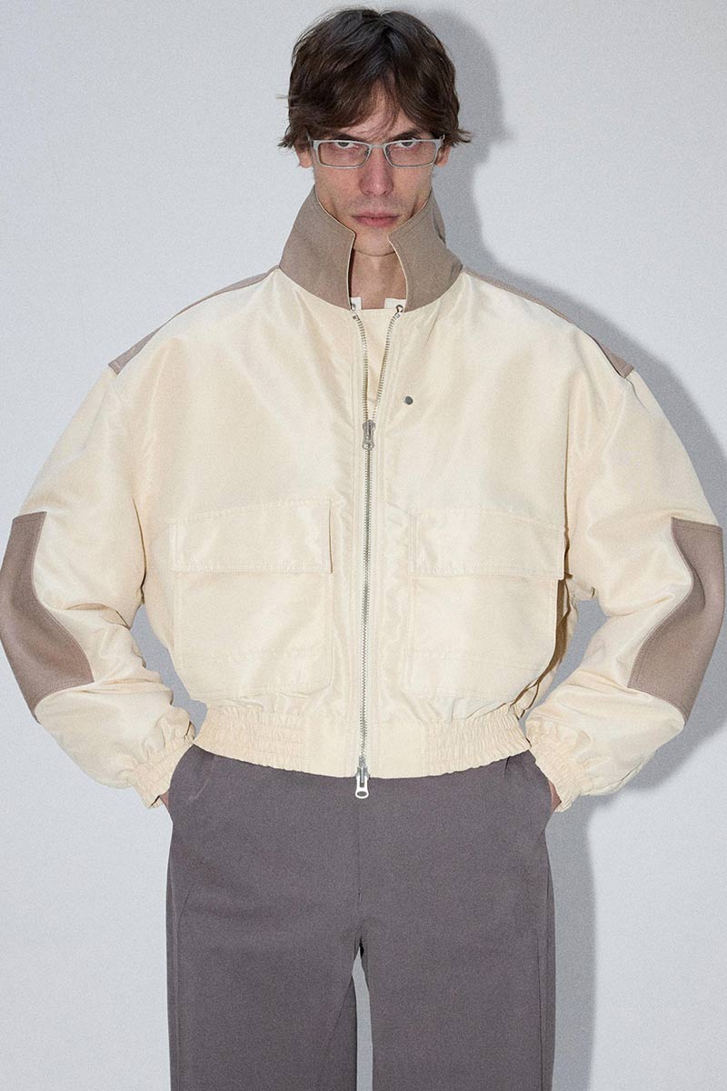 Beige Bulk Oversized Jacket