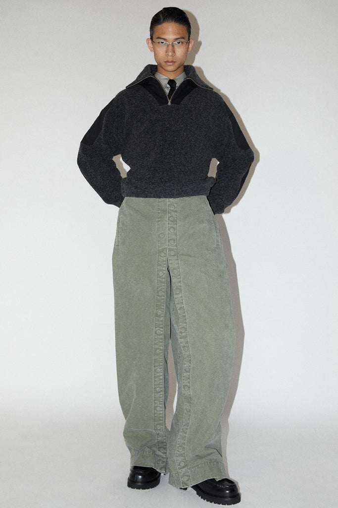 Khaki Cotton Canvas 4-in-1 Jumpsuit
