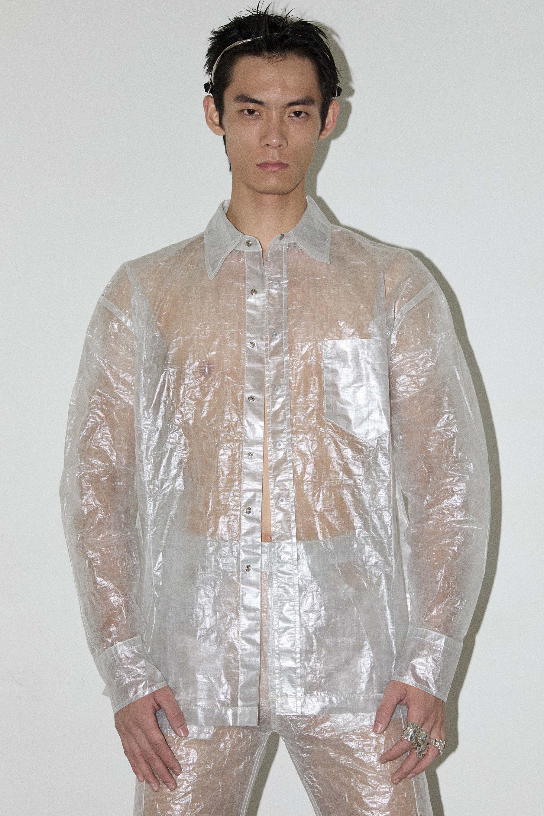 Translucent Cuboid Dyneema Shirt Jacket