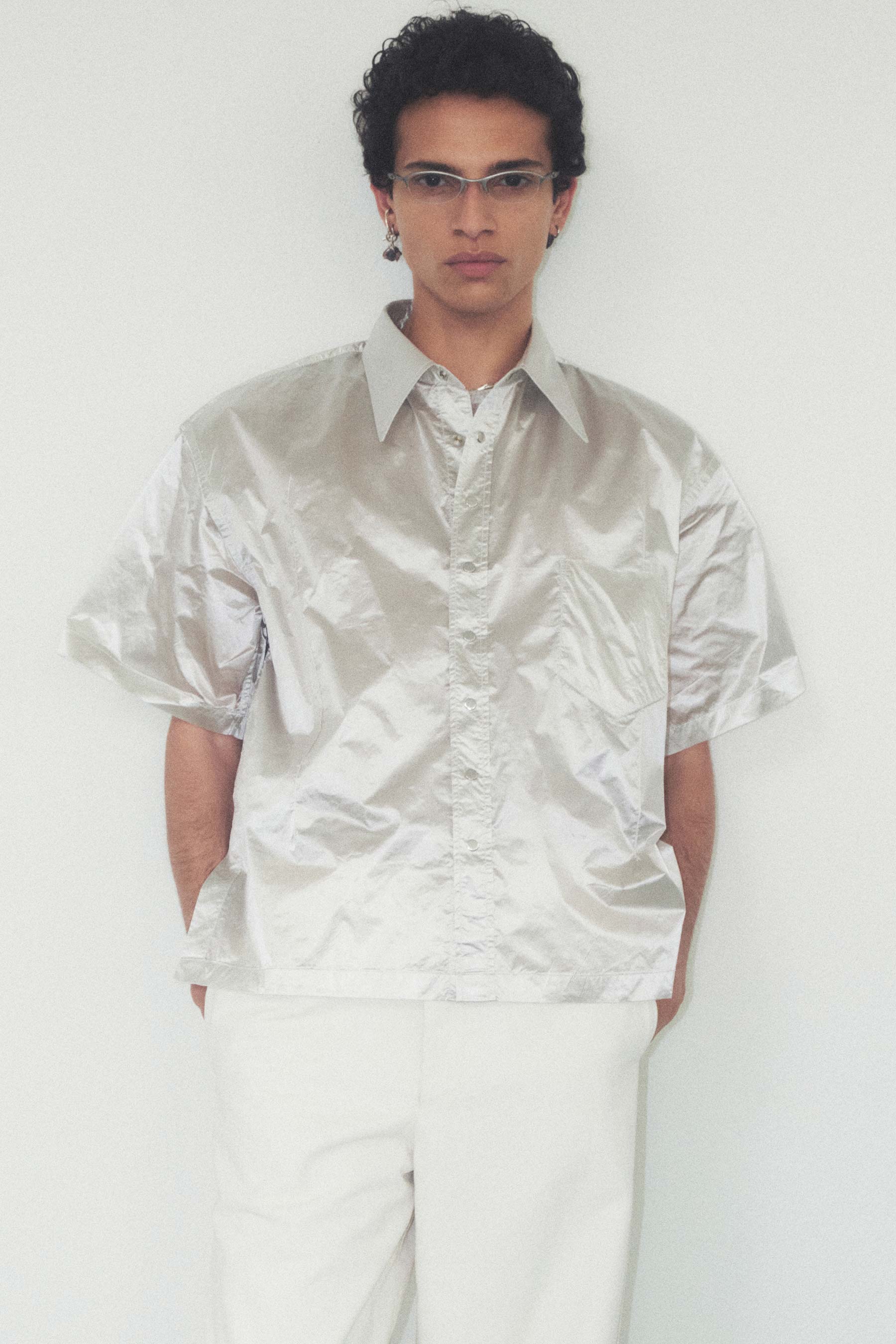 Silver Bold Cuboid Shirt