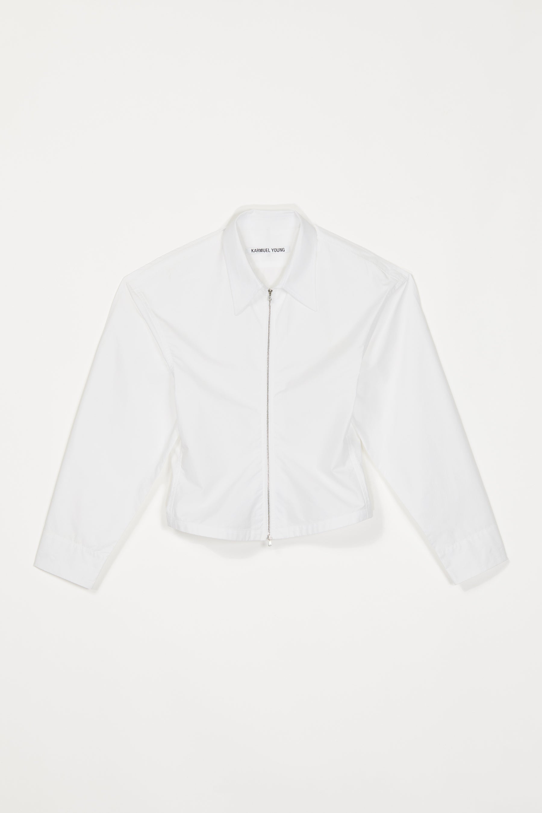 White Bold Trapezium XY-plane Shirt