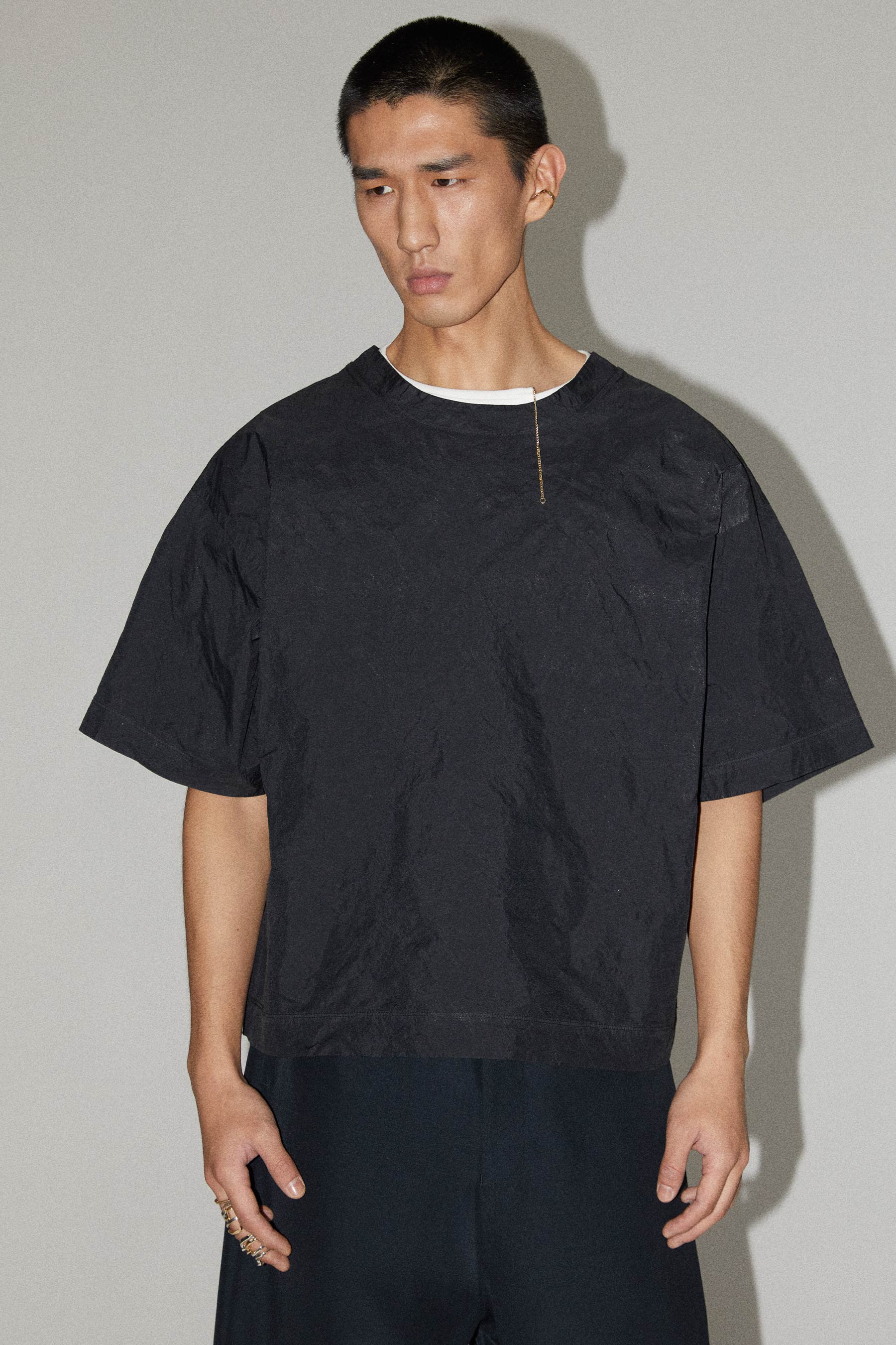 Black Transform Oversized T-shirt