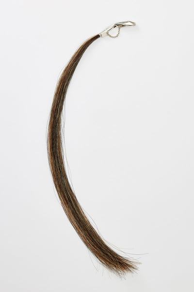 Silver Tube with Mixed Horse Tail Hair