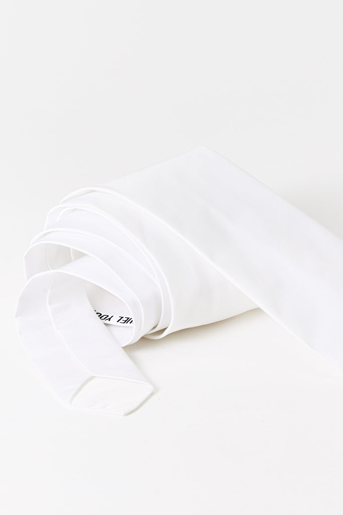 White Polyamide Tie