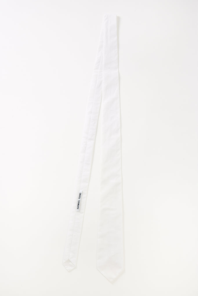 White Polyamide Tie