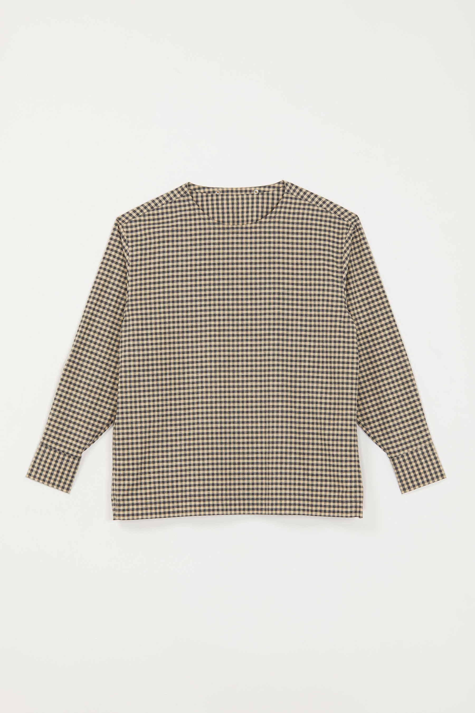 Yellow Checked Square Tee-Shirt