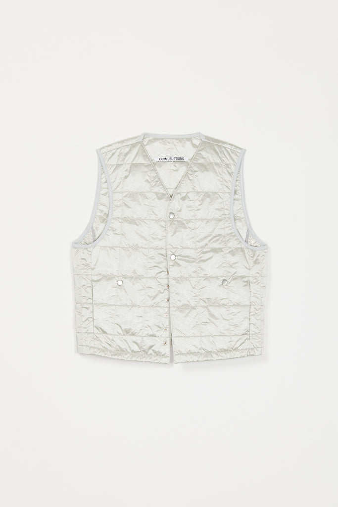 Silver Square Padded Vest