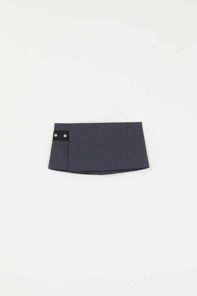 Grey Cone Waist Belt