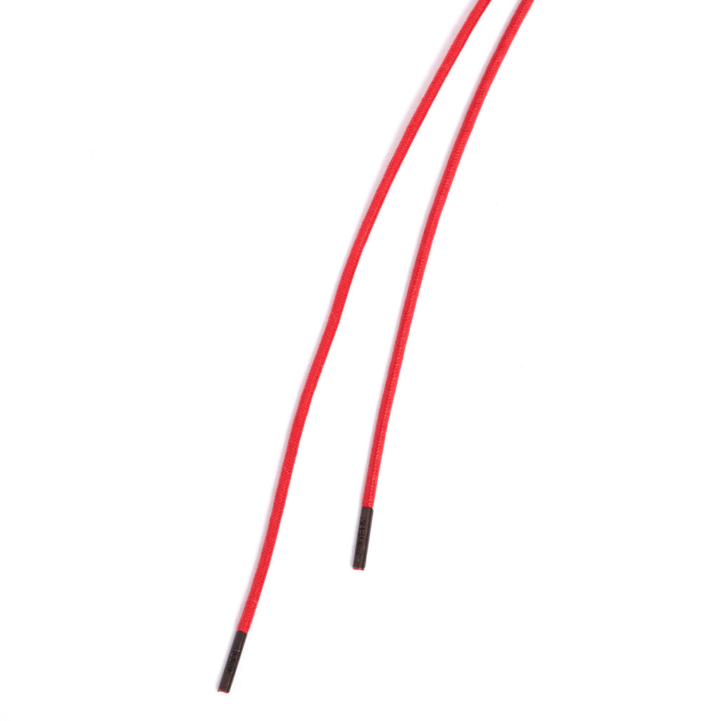 SL-690 <br/>Waxed Shoelaces in 690mm<br/>Red Plain Tubular Cord