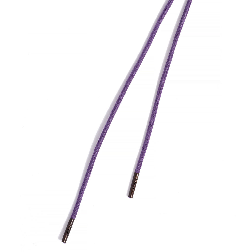 SL-690 <br/>Waxed Shoelaces in 690mm<br/>Purple Plain Tubular Cord