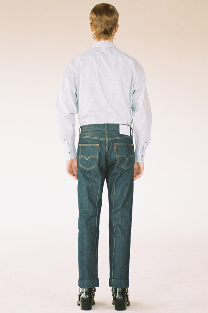 RE-edited Navy Rinse Wash Cuboid Levi's 501 jeans