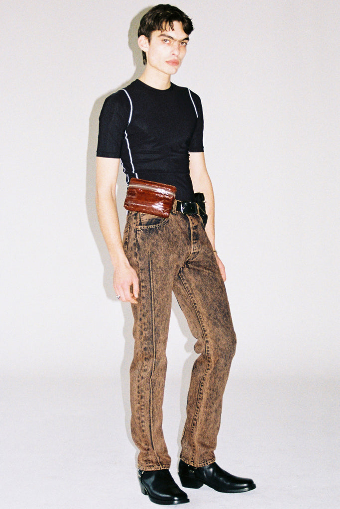 RE-edited Rusty Washed Cuboid Levi's 501 Jeans