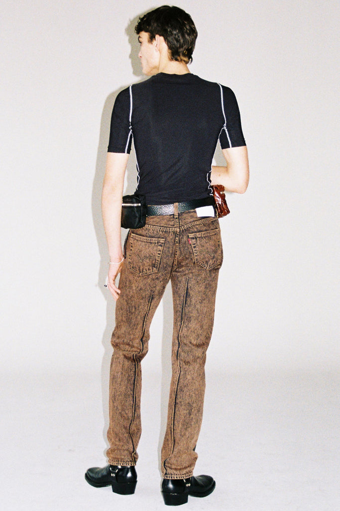 RE-edited Rusty Washed Cuboid Levi's 501 Jeans