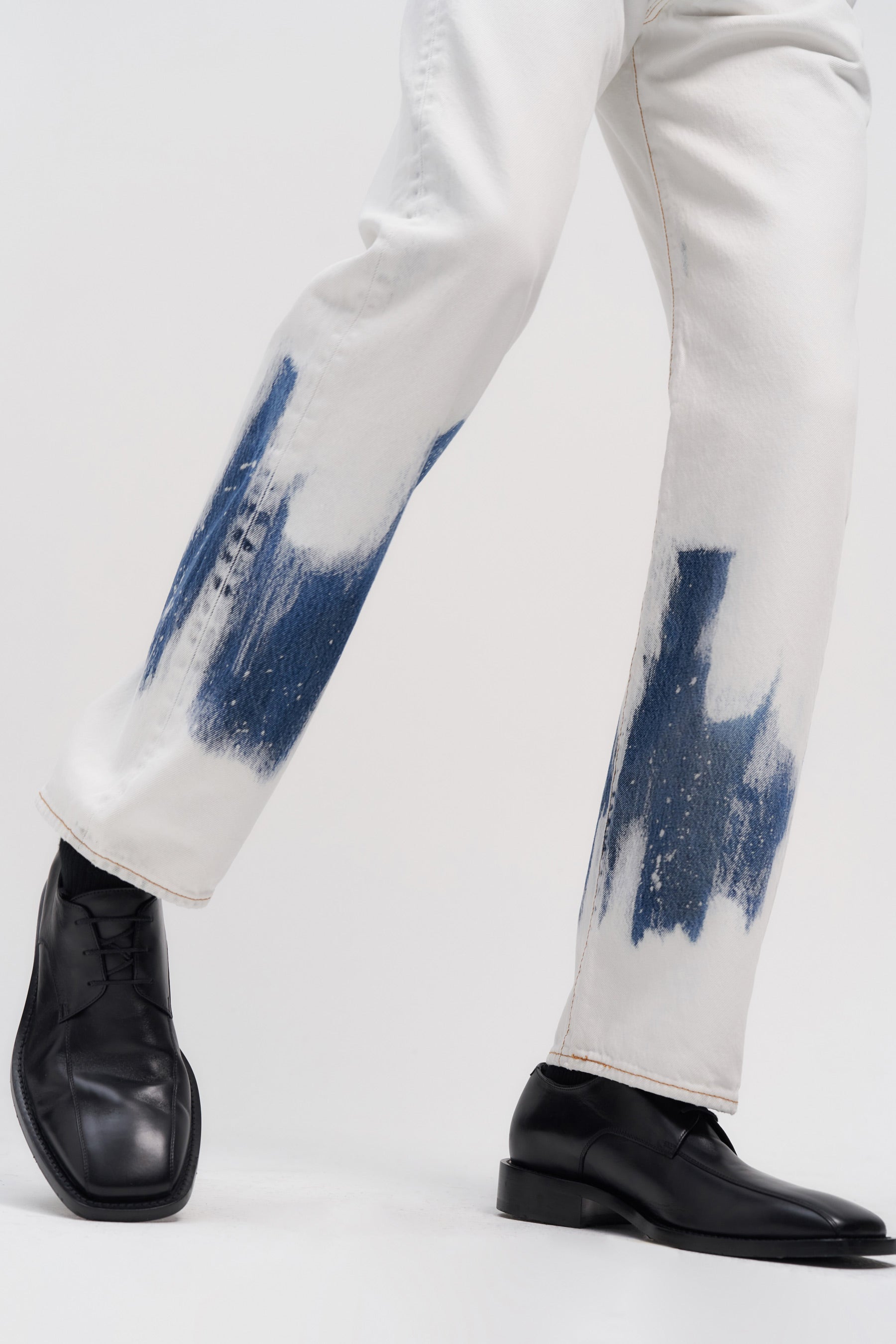 RE-edited Bleached Levi's 501 jeans