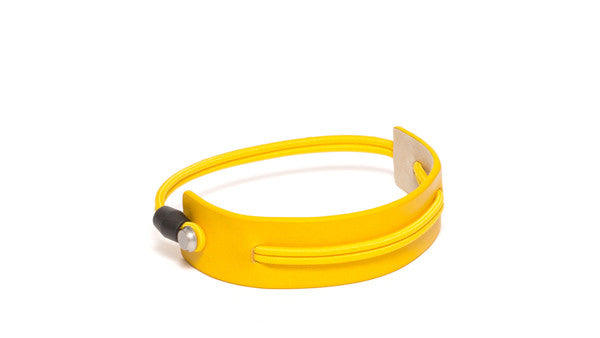 SC-25 <br>Shoe Cuff in 25mm width<br>Yellow Calf Leather