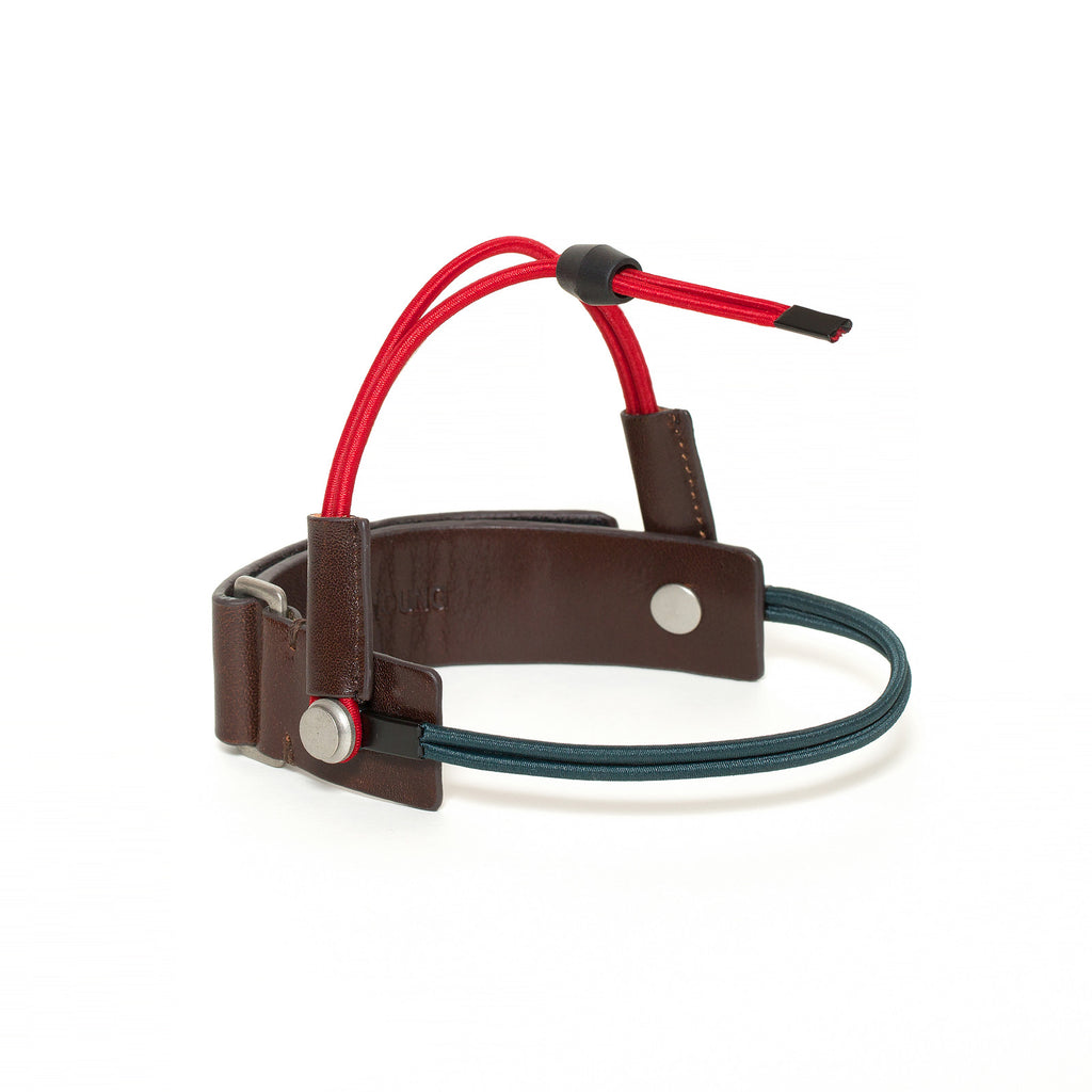SC-25Y <br> Shoe Cuff in 25mm width with Ankle Strap <br> Brown Calf Leather