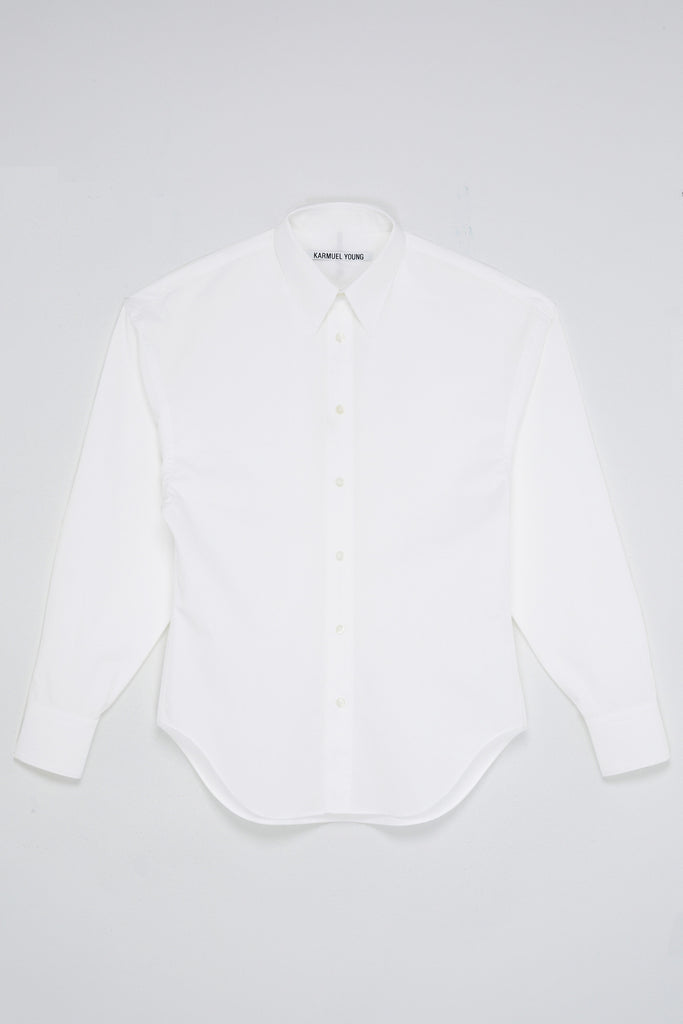 White Trapezium Shirt