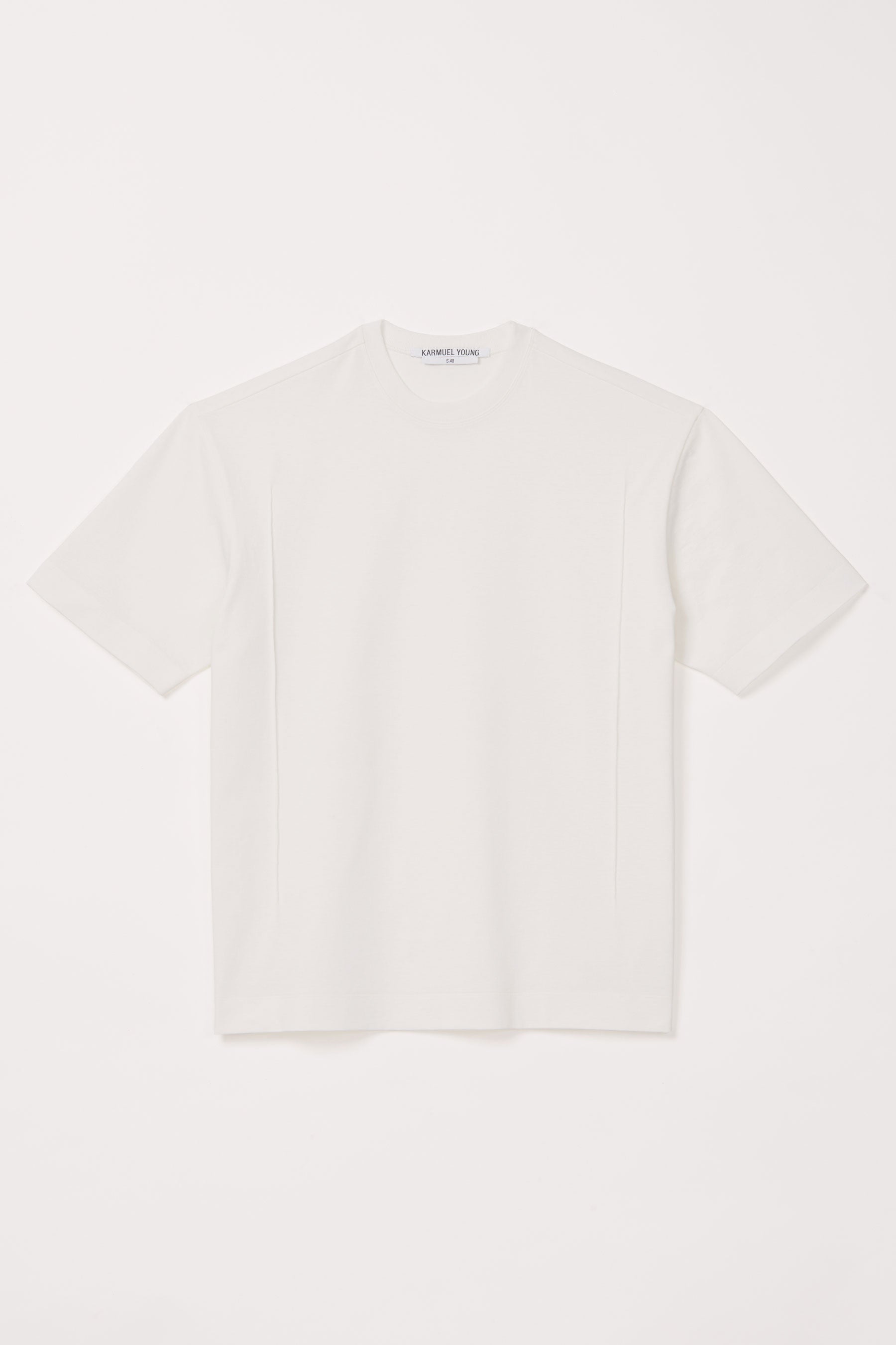 White Cotton Cuboid T-Shirt