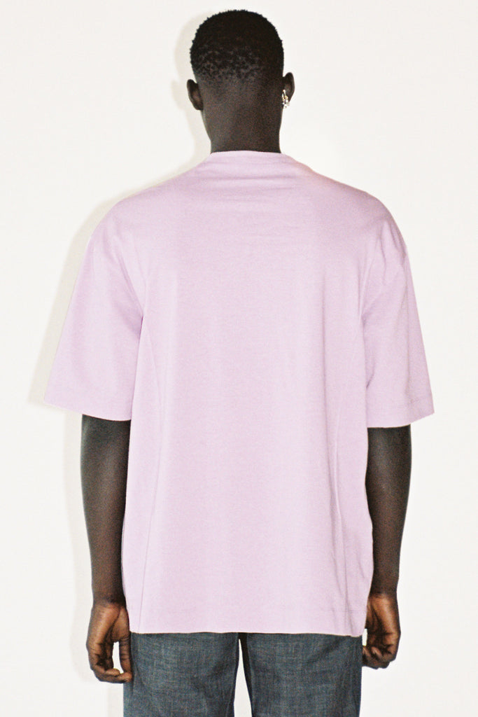 Purple Cotton Cuboid T-Shirt